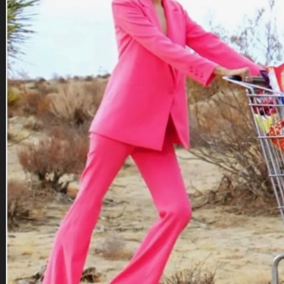 Alice + Olivia Denny Jacket and pants Pink size 2 - Picture 2 of 5